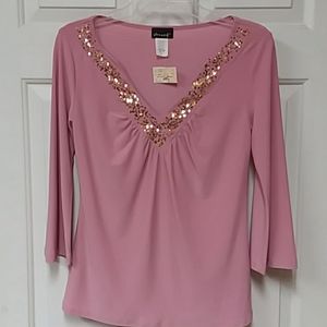 ❣Bundle & Save💞 Pretty! Von Mozart Blouse -size M -New w/Tags